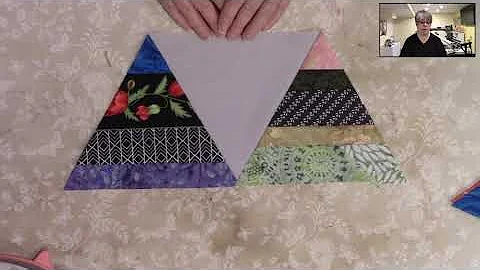 Another great Ideal for left over binding with Phyllis for Mad Moody Quilting Fabrics