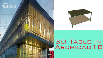 🔥🔥🔥Archicad Tutorial-Basic 3d Practice model using slab command in Archicad 18 🔥🔥🔥