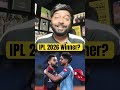 RCB vs GT IPL 2026 Final, Who Will Win Trophy? #rcbvsgt #ipl2026 #shorts
