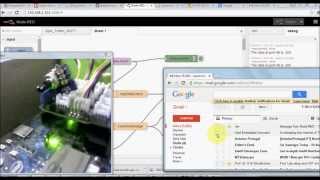 Beginners Guide to  node red with Intel Edison Twitter,Gmail,Data Logging,Gpio,MQTT