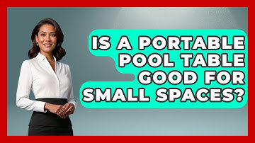 Is A Portable Pool Table Good For Small Spaces? - Billiards Hustlers