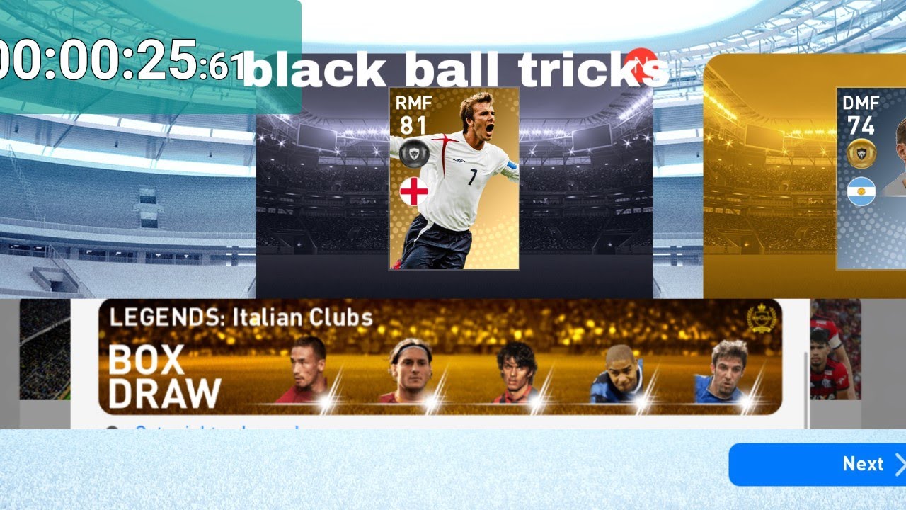 ( not working) Legends: italian club getting black ball! tricks but dont use this trick