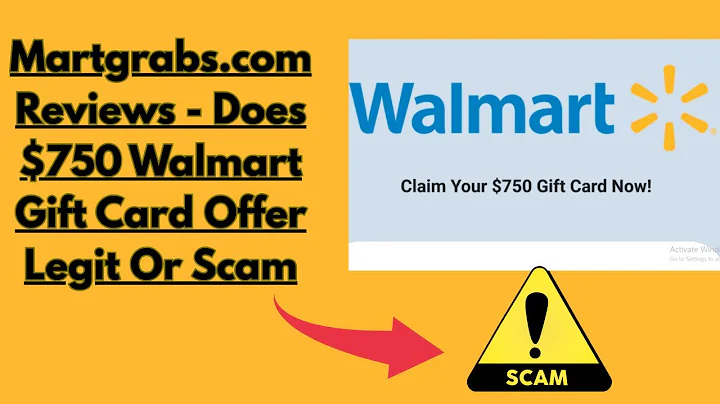 $750 Walmart Gift Card from Martgrabs.com REAL or a SCAM