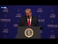Live: US President Trump participates in the Forum Club of the Palm Beaches dinner