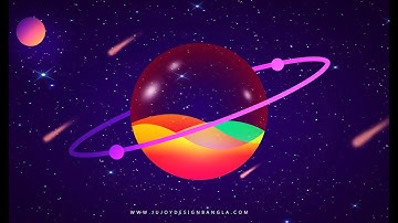 Planets | Colorful planets design in Photoshop free tutorial