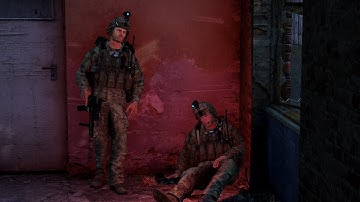 Arma 3 AI defends the building with mod LAMBS_Danger.fsm (DEV)