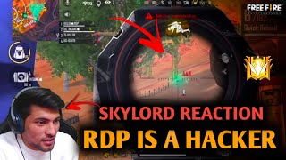SKYLORD REACTION😈 On RDP | HACKER OR ESPORT PLAYER | Disciple.x