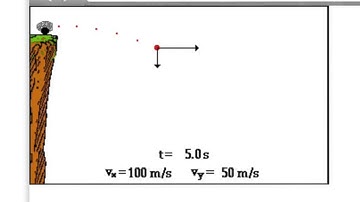 Projectile Motion - vector components