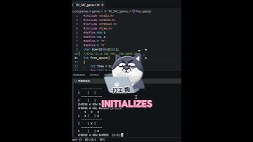 TIC TAC TOE #coding #javascript #programming #python #clanguage #vscode #arduino #js #py #java #fyp