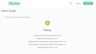 How to Win Points on Slydyr - The Social Networking Platform for the Medical Laboratory screenshot 1