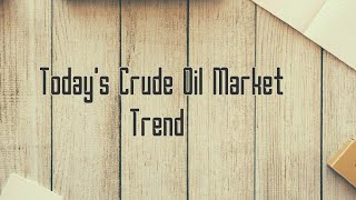 Today's Crude oil  Market  Trend in Tamil | 30-Apr-2019