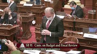 Sen. Cortese Speaks on SB 91
