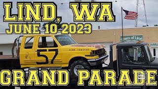 June 2023 Lind Wa grand parade during combine demolition derby by Aspie's garage worthshop 481 views 10 months ago 16 minutes