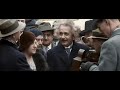 Albert Einstein coming to America in color