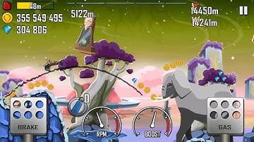 Hill Climb Racing \ Prognosis \ 14977 meters on Dune Buggy [HD]