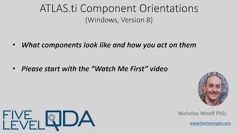 The ATLAS.ti Windows Interface | Qualitative Data Analysis Services