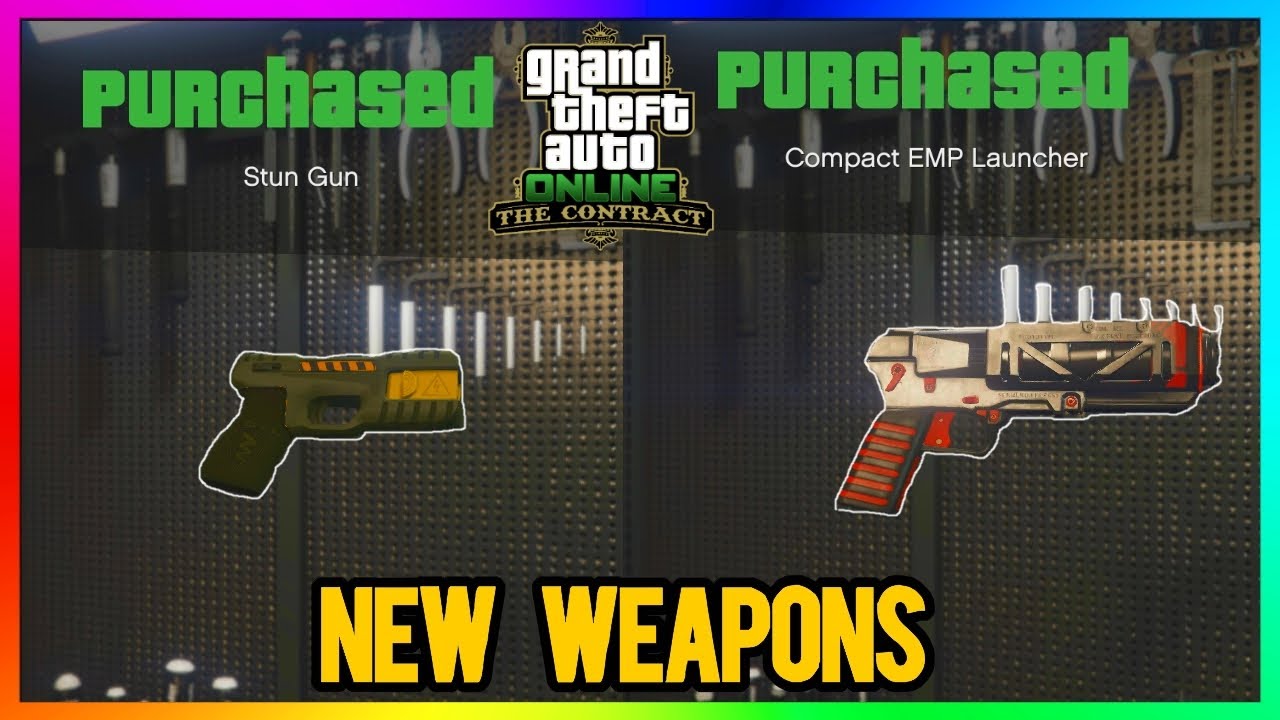 GTA ONLINE COMPRANDO E TESTANDO NOVA ARMA DE CHOQUE [STUNGUN