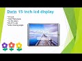 Dwin 15 inch tft lcd module display  t5l dgus ii