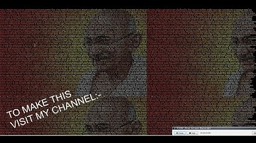 Pure CSS Text Portrait Effects | Html CSS Tutoria