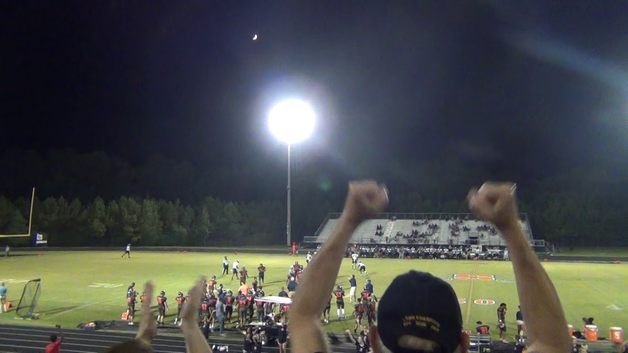Southern Lee High School Record Breaking Field Goal Kick YouTube
