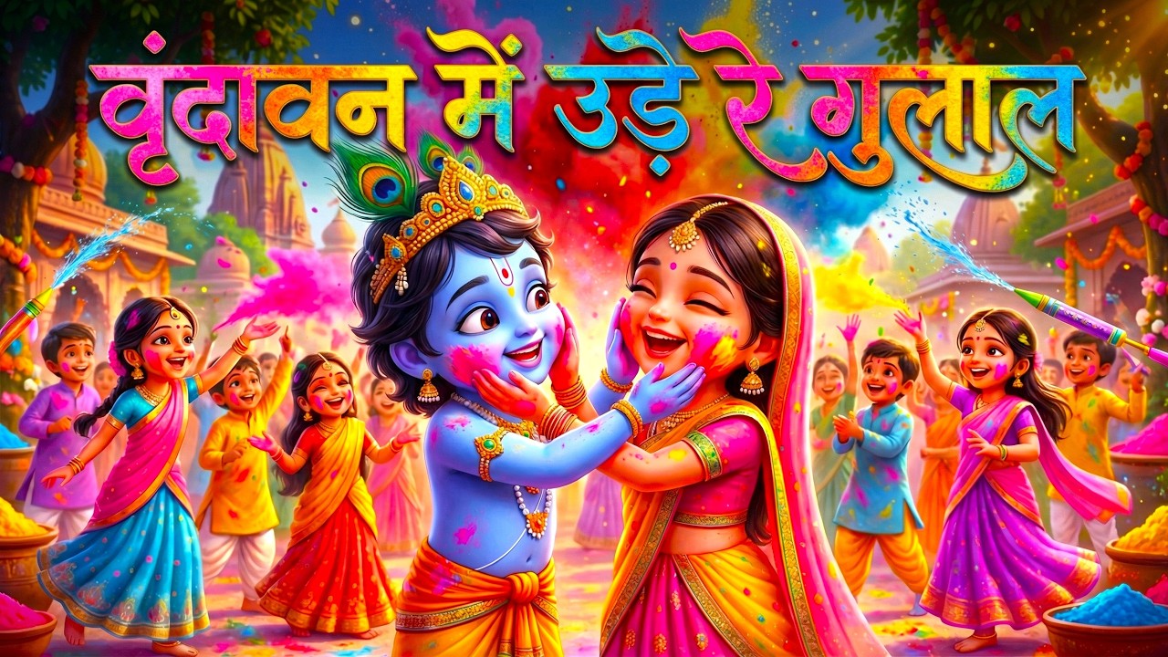 होली स्पेशल 2026 | वृन्दावन में उड़े रे गुलाल | Vrindavan Mein Ude Re Gulal Holi Bhajan #holi2026