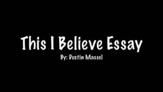 This I Believe Essay.mov