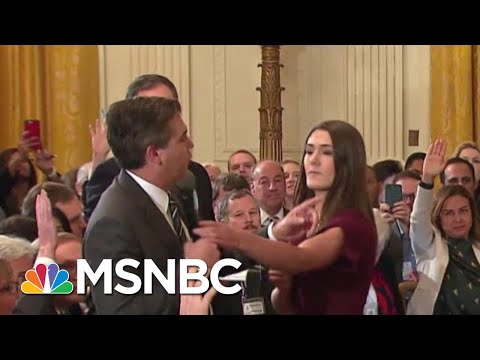 CNN Suing White House For revoking Jim Acosta's Press Credentials | Hallie Jackson | MSNBC