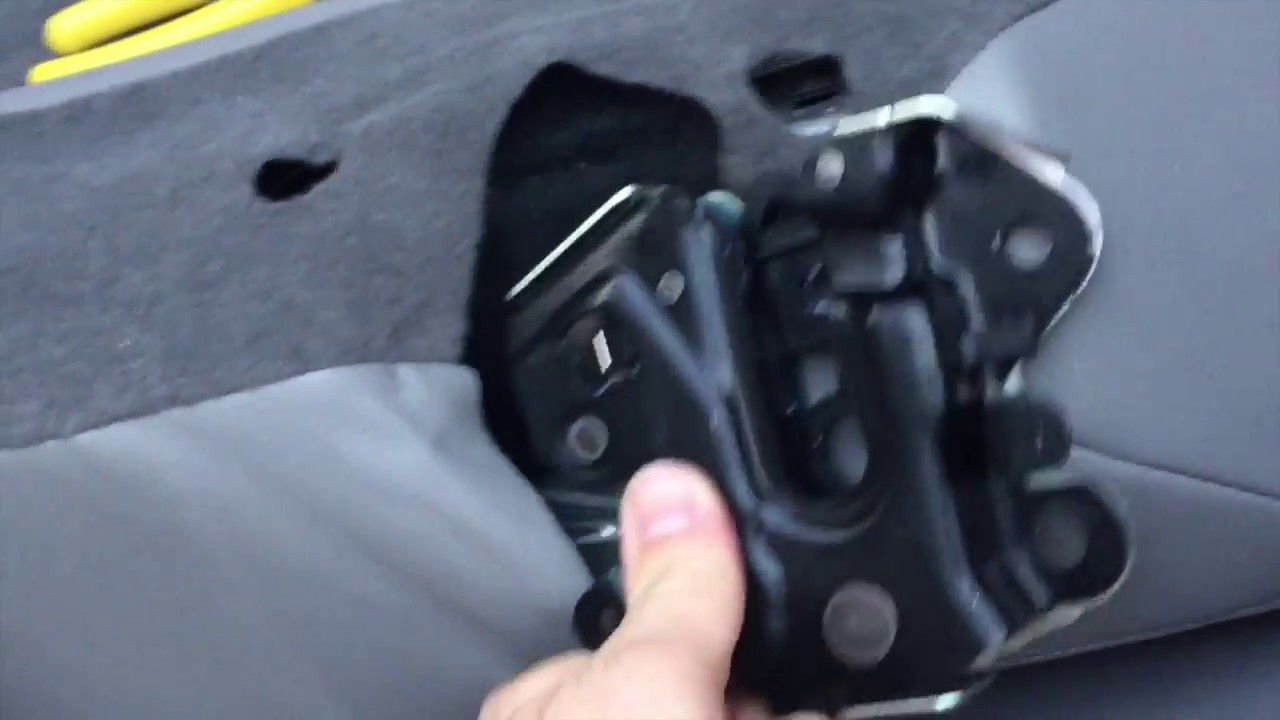 FIX: Rear Seat Back Jammed/Stuck/ Won't Fold Down on a 2012 Honda CRV -  YouTube