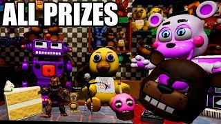 FNaF VR Help Wanted EVERY PRIZE COUNTER REWARD UNLOCKED No Commentary - GG Games