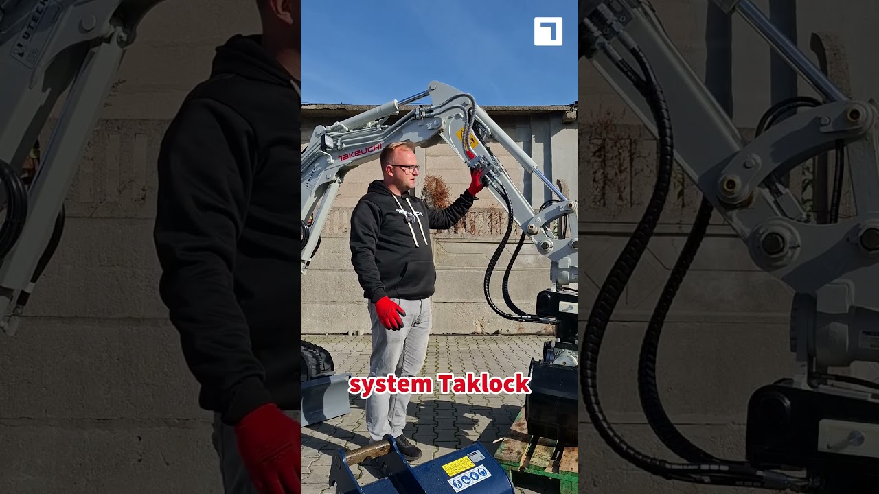 [Akademia Takeuchi] System Taklock - realne oszczędności w pracy koparki lub minikoparki