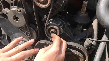installing SERPENTINE BELT on a 1.8t volkswagen audi