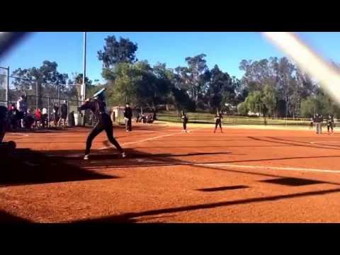 Corissa Sweet Firecrackers BRASHEAR Oakes hits two triples and gets 3 
