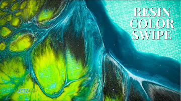 Resin swipe with yellow swipe color | Clearcast 7050