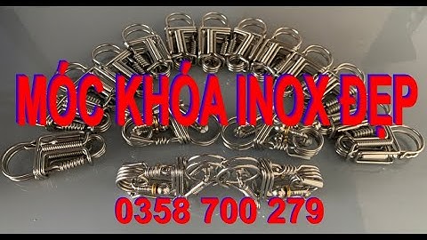 Moc khoa inox dep | moc khóa inox làm thủ công đẹp