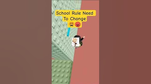These SCHOOL RULES Are a JOKE! 😭💀#roblox #robloxrant #rblx #relatable #shorts