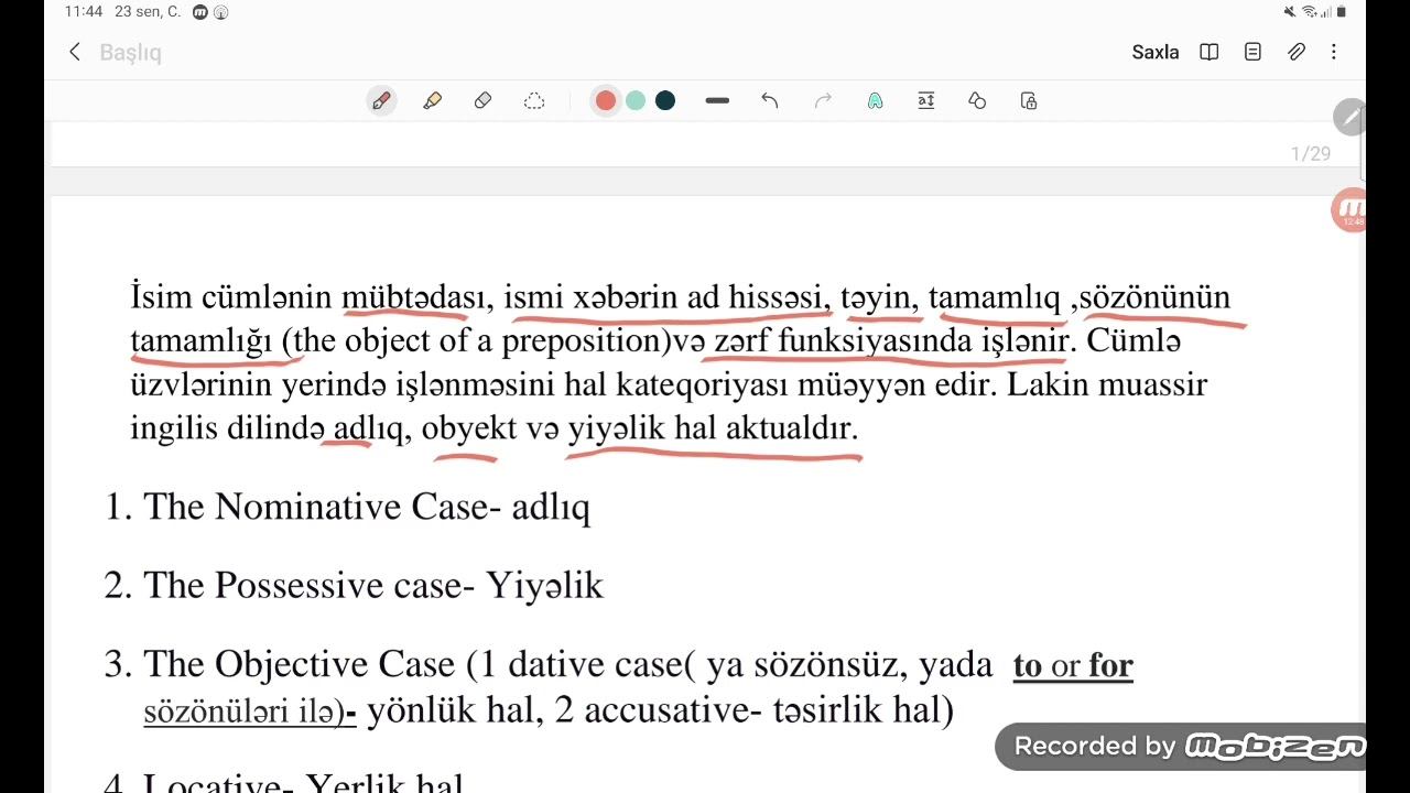 #sertifikasiya #miq Noun advanced points part 1