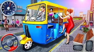 Modern Tuk Tuk Rickshaw Driving - City Mountain Auto Driver Simulator 2022 - Android GamePlay #2 screenshot 4