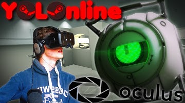 Oculus Rift SteamVR Setup | PORTAL STUFF IN VR!!