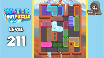Water Out Puzzle level 211 solution