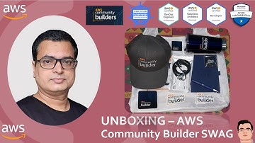 UNBOXING 😍 Amazon Web Services (AWS) Community Builders Swag kit today 👏