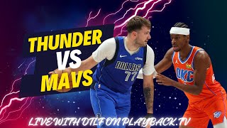 MAVS VS THUNDER GAME 4 LIVE GAME REACTION WITH DTLF!!