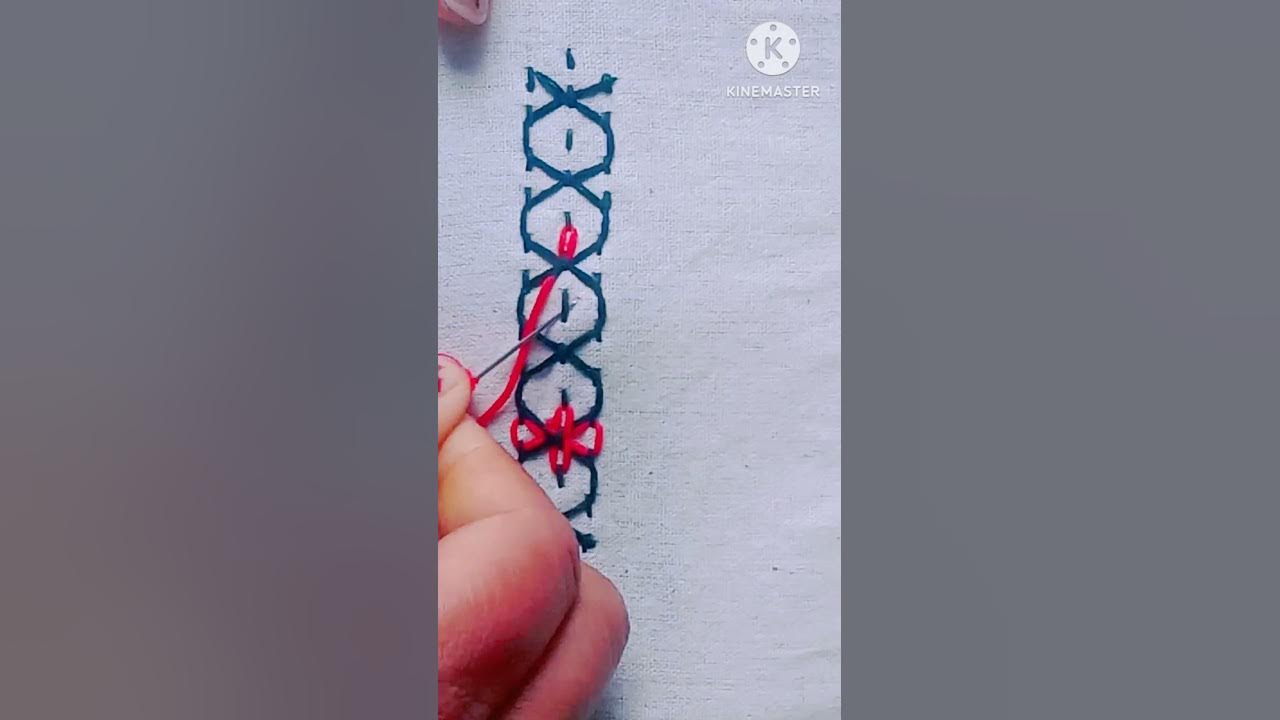 Easy and unique border embroidery design embroidery design for