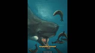 PAUS SPERMA PREDATOR TERKECIL saingan hiu Megalodon, Acrophyseter #fakta #hewanlaut #sisiterang