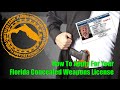 How To Apply For Florida Concealed Weapons License 2021