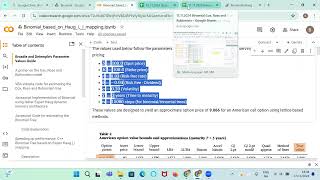Cox-Ross-Rubinstein (CRR) binomial option pricing model in Google Sheets using JavaScript