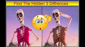 ONLY TRUE GENIUS CAN FIND THE DIFFERENCE 100% FAIL Coco animated MOVIE PUZZLE Quick Mind Fun Test