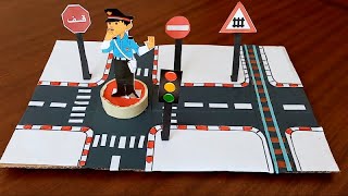 مشروع حول السلامة الطرقية للمستوى الاول ابتدائي - road safety project