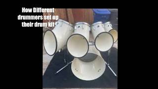 How The Rev, Chris Turner & Lars Ulrich Probably Set Up Their Drum Kits