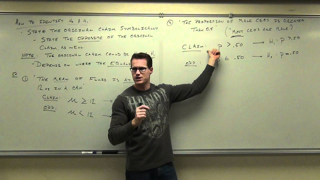 Statistics Lecture 8.2 Part 5 - YouTube