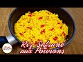 Riz Safrané aux Poivrons - Recette Facile et Rapide